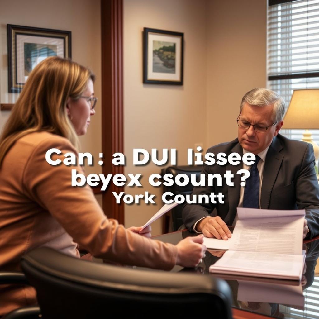 Can a DUI be dismissed in York County