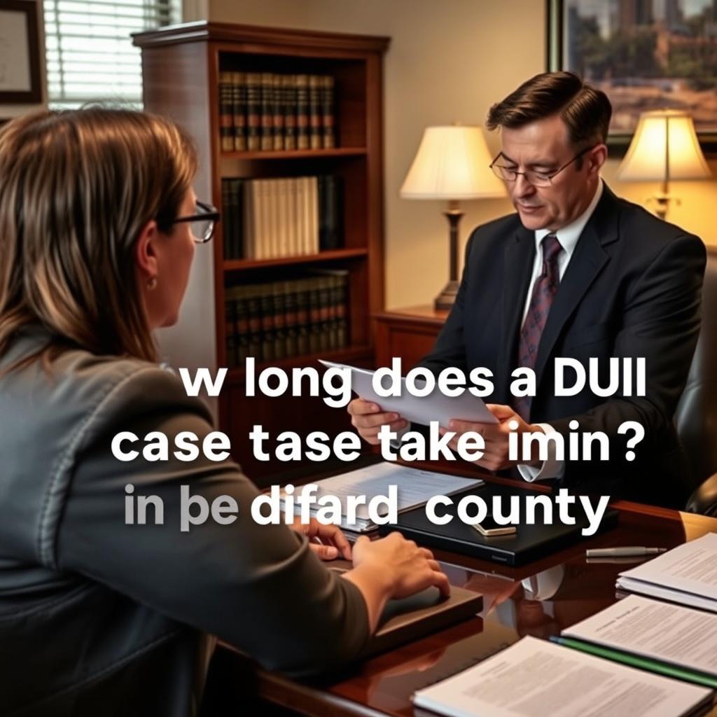 How long does a DUI case take in Bedford County