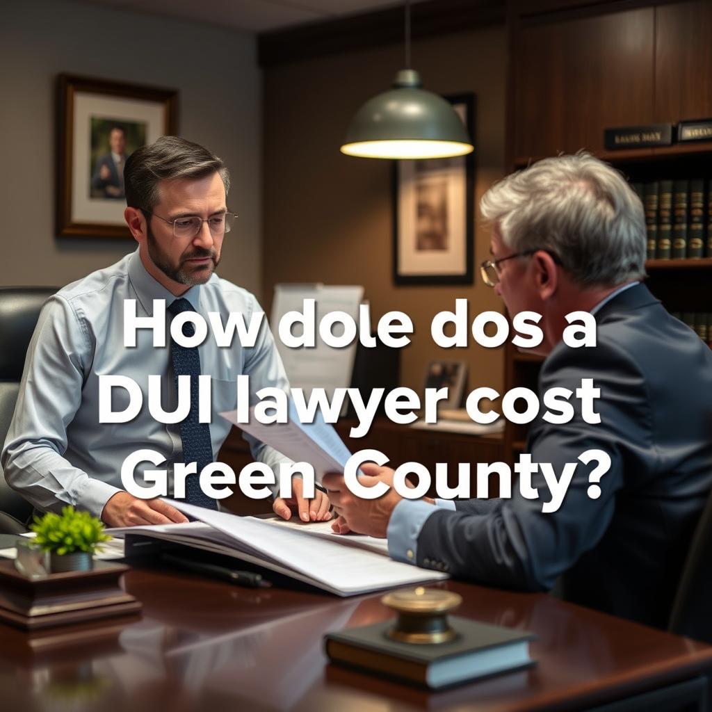 How much does a DUI lawyer cost in Greene County